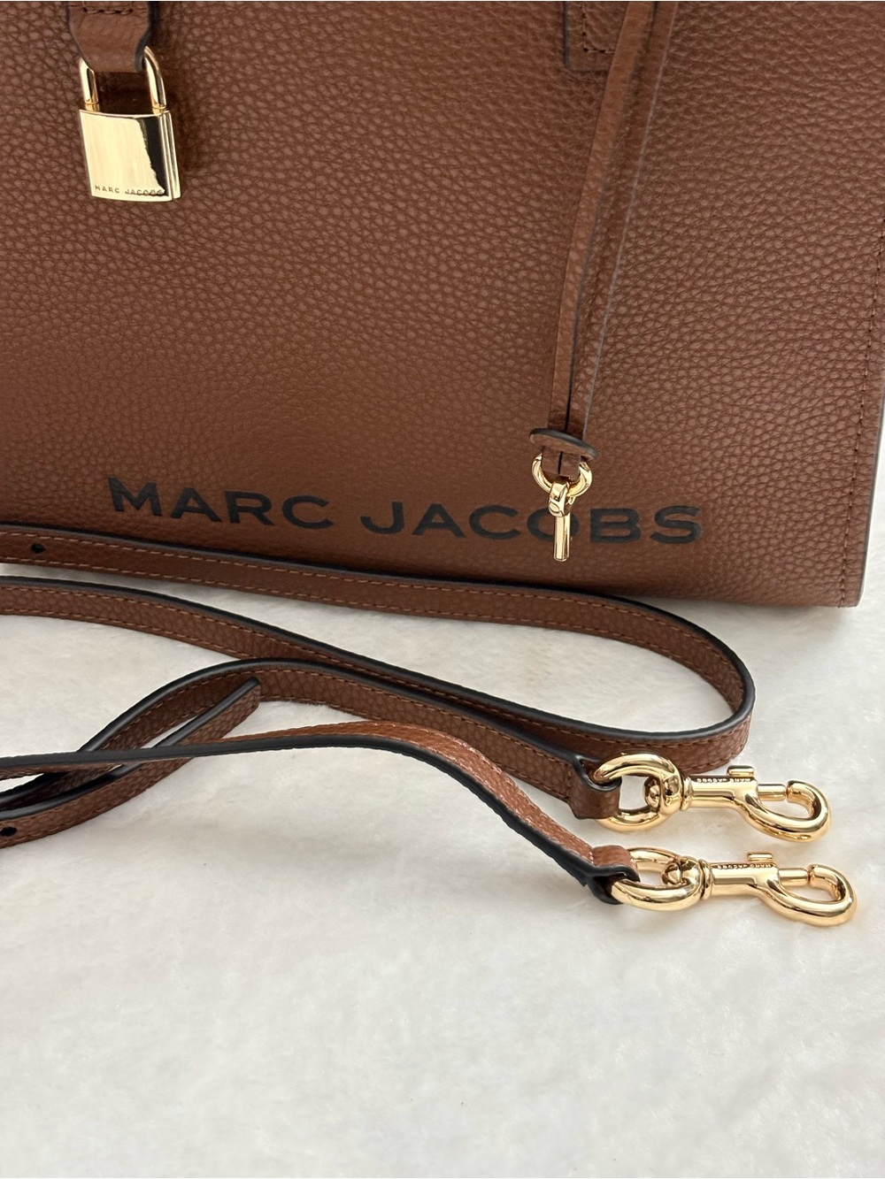 Marc Jacobs Mini Grind Leather Tote – Carmel - Picture 8 of 13